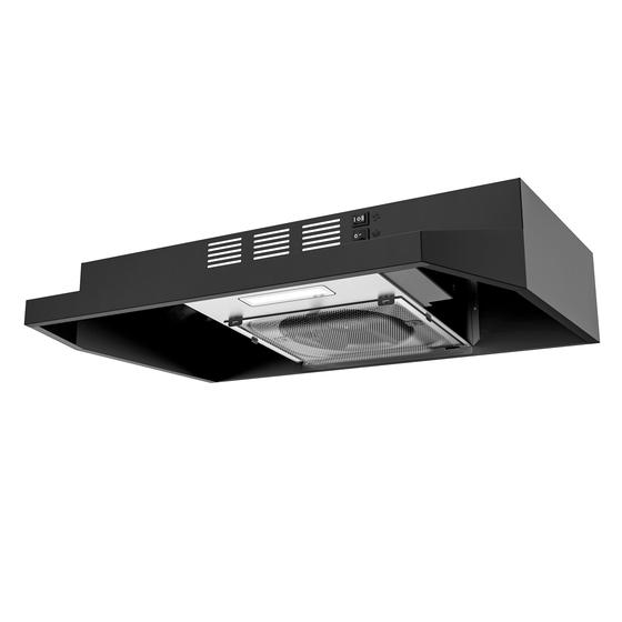 Imagem de Exaustor FIREGAS Preto 60cm - 300m³/h - Com e Sem Duto