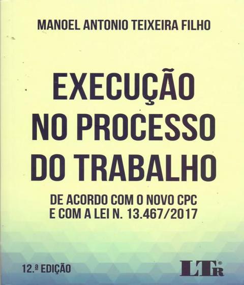 Imagem de Execução no Processo do Trabalho - LTR