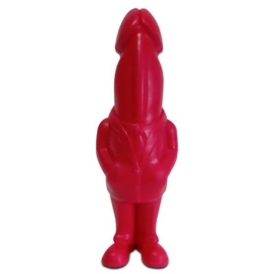 Imagem de Execupinto Dildo Consolo Protese Macia 17 x 5,8 cm Vermelho