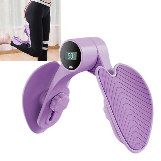 Imagem de Exercitador Pelvis Pelvico Coxa Perna Adutora Academia Fisioterapia Exercicio Contador Digital de Repetiçoes Resistencia Corporal Movimento Fortalecim