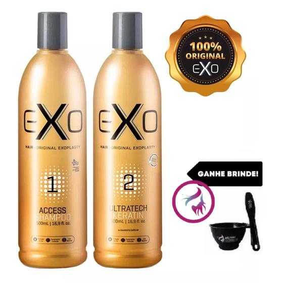 Imagem de Exo Hair Alisamento Exoplastia Capilar 2x500ML