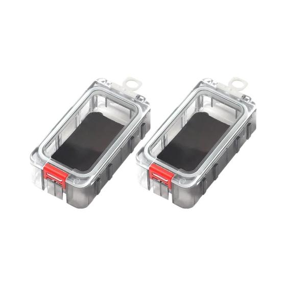 Imagem de Expansível Pesca Tackle Box com função magnética, pesca Hardware Toolbox, acessórios luminosos