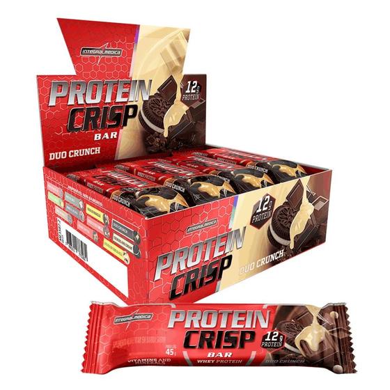 Imagem de EXPERIMENTE Protein Crisp Bar  Barra de Proteína 1 Unidade Sabor Duo Crunch - Integral Médica