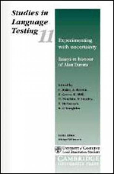 Imagem de Experimenting with uncertainty - essays in honour of alan davies - studies in language testing 11