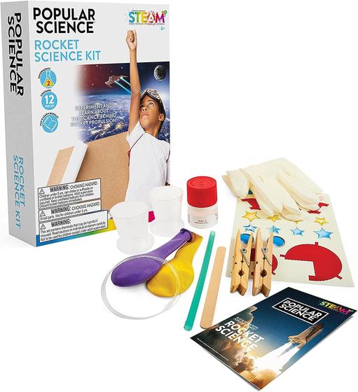 Imagem de Experimentos educacionais STEM do popular Science Rocket Kit