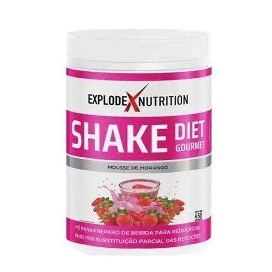 Imagem de Explode Shake Diet Mouse de  Morango 450g - Explode Nutrition