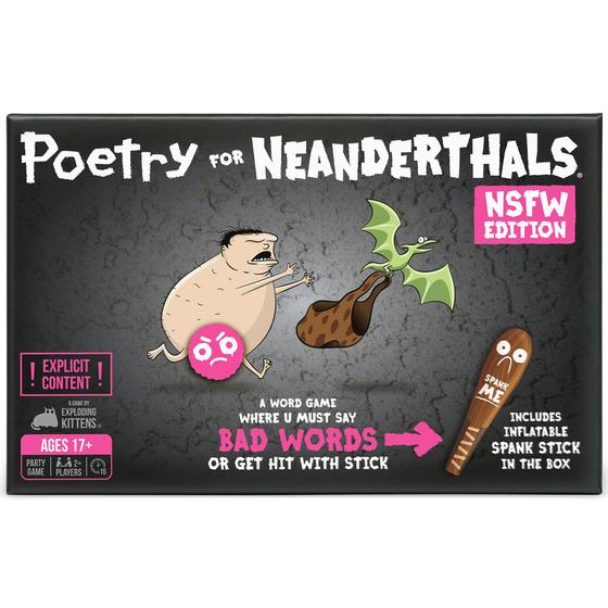 Imagem de Exploding Kittens Poetry for Neanderthals NSFW - Jogo de Cartas