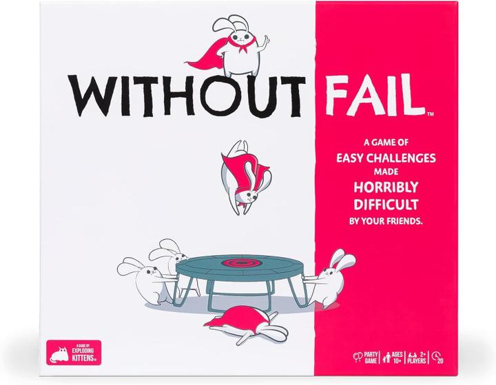 Imagem de Exploding Kittens Without Fail - Jogo de Cartas para 2+ Jogadores (10+)
