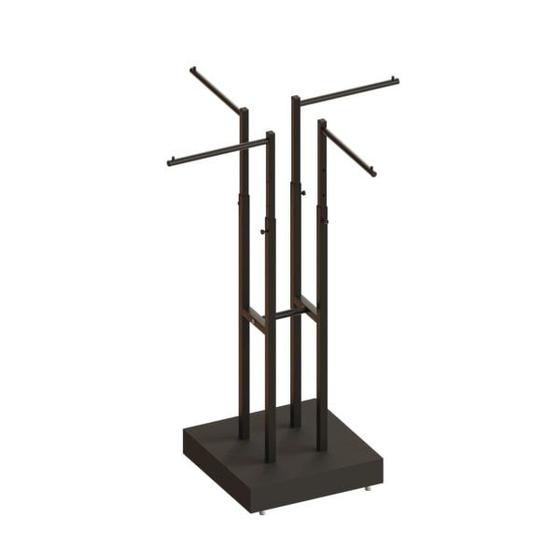 Imagem de Expositor com 4 Braços cabideiros - Robust Base Em MDF Comac