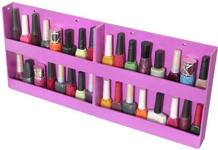 Imagem de Expositor de Parede Para Esmaltes 4 bandejas - Pink