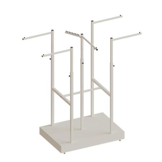 Imagem de Expositor de Roupas em MDF Base com 6 cabideiros Robust