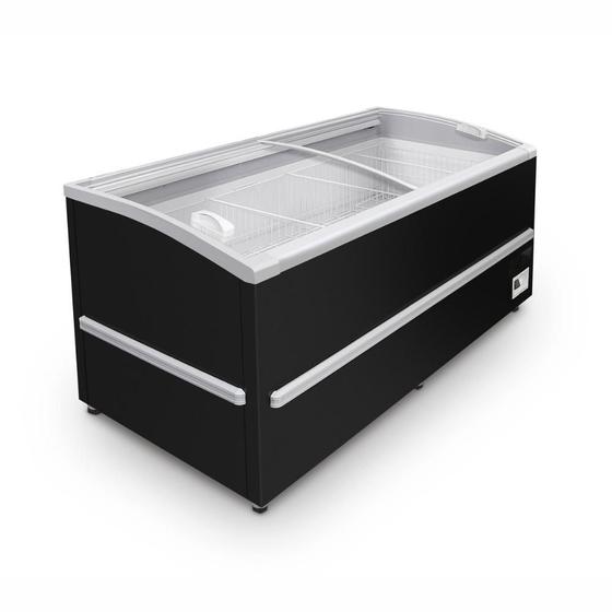 Expositor Ilha Congelamento Skin Condenser Inverter Degelo EISC 2100 Vidro Deslizante Refrimate 220V Menor preço em Expositor Ilha Congelamento Skin Condenser Inverter Degelo EISC 2100 Vidro Deslizante Refrimate 220V