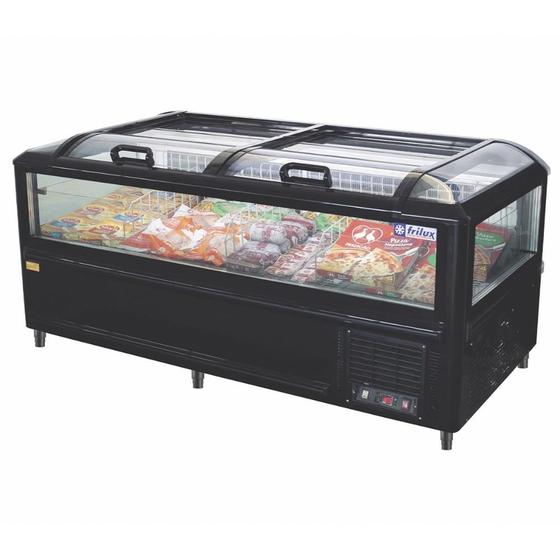 Imagem de Expositor Ilha para Congelados Frilux Full Glass Inverter 1,85m 127V RF-315-IN