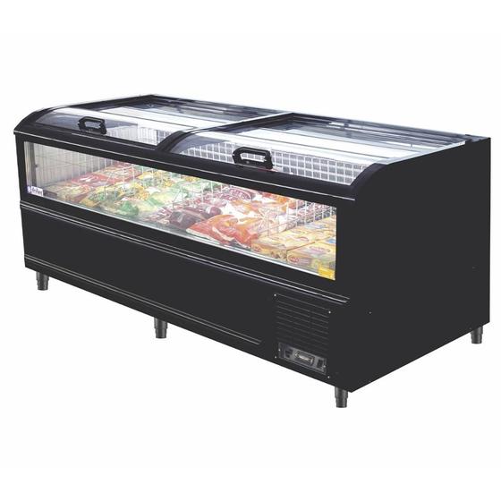 Imagem de Expositor Ilha para Congelados Frilux Full Glass Inverter 2,10m 127V RF-316-IN