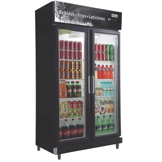 Geladeira/refrigerador 770 Litros 2 Portas Preto - Frilux - 110v - Rf020