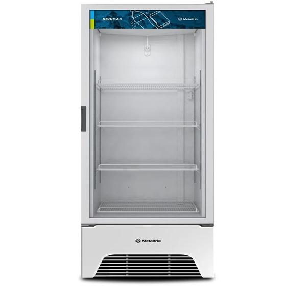 Imagem de Expositor Vertical Porta de Vidro 572 Litros Metalfrio VB52A Branco 127V