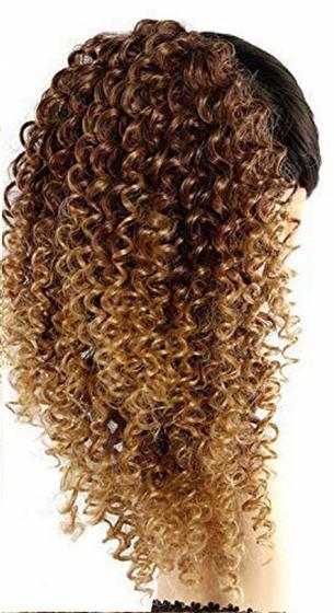 Imagem de Extenção Rabo de Cavalo Cacheado Curto Variás Cores
