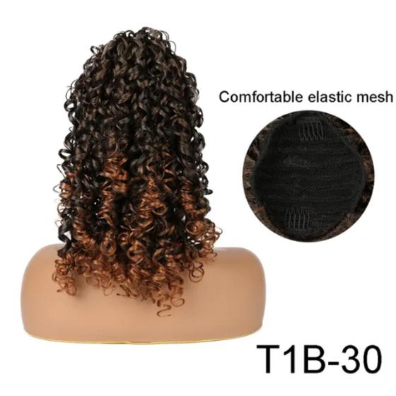 Imagem de Extenção Rabo de Cavalo Cacheado Curto Variás Cores