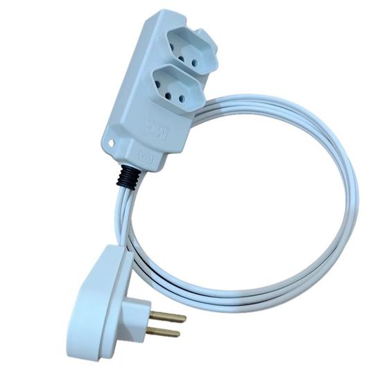 Imagem de Extensao 1,40 Metros 10A 2 Tom Br Fio 2,5 SIGMG2T569 RACRAFI