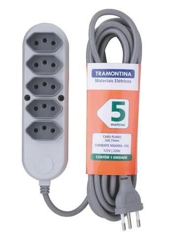 Imagem de Extensao 5m com 5 tomadas ref 57504/031 tramontina