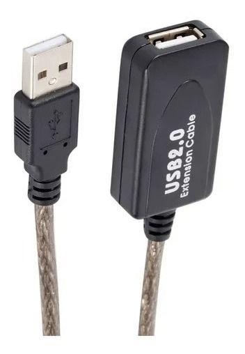 Imagem de Extensão Cabo Usb 2.0 Ativo 10m Qualidade Cabo Extensor Ampl