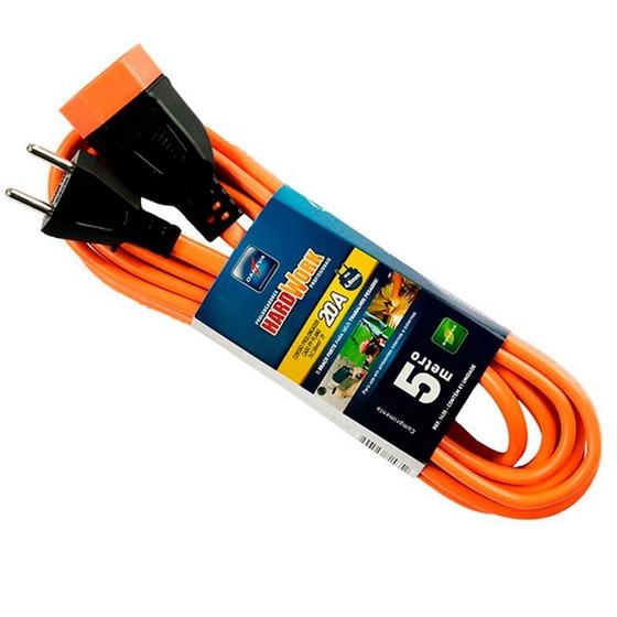 Extensão Cordão Prolongador 5 Metros Hardwork 3x2,5 20a Laranja 3 Pinos Daneva Menor preço em Extensão Cordão Prolongador 5 Metros Hardwork 3x2,5 20a Laranja 3 Pinos Daneva