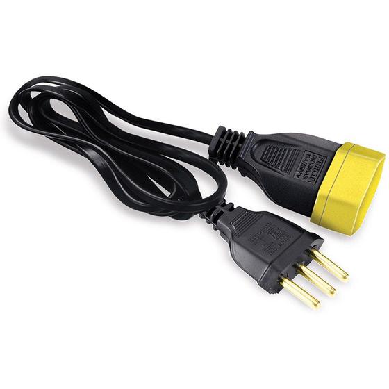 Imagem de Extensão Cordão Prolongador Preto 10 Metros 2P + T 10A 250V Forlux