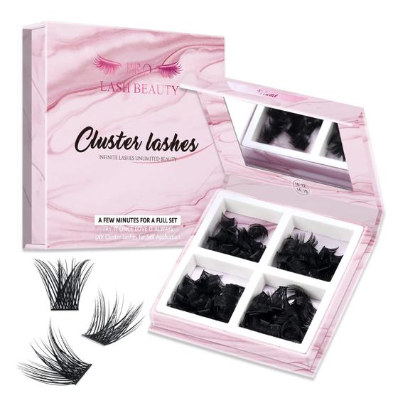 Imagem de Extensão de Cílios Cluster PRO LASHBEAUTY - 180 Unidades