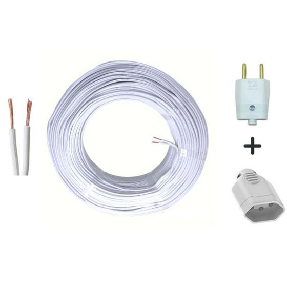 Extensão Elétrica 10 Metros Bivolt Branca 10mts Extensão Menor preço em Extensão Elétrica 10 Metros Bivolt Branca 10mts Extensão