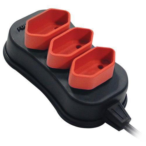 Imagem de Extensão Elétrica com 3 Tomadas de 3 metros - Force Line