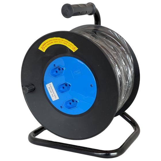 Imagem de Extensão elétrica com enrolador 20 metros 20a Force Line