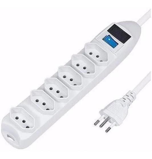 Extens o El trica Com Fus vel Knup Sl7606 3M Bivolt Extens o extens-o-el-trica-com-fus-vel-knup-sl7606-3m-bivolt-extens-o
