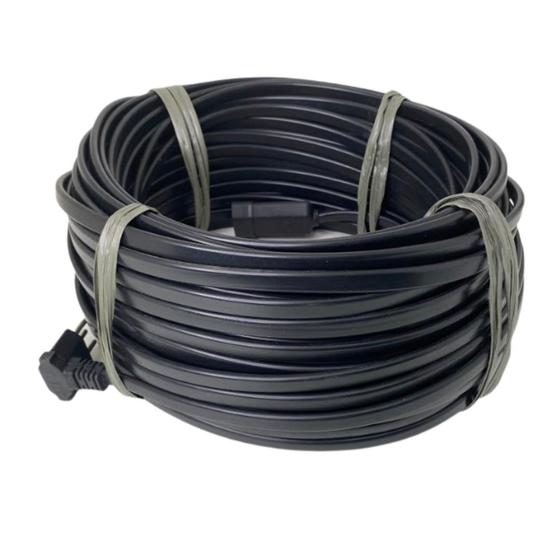 Imagem de Extensão Elétrica Reforçada 50 metros Cabo PP Com Plugue x Tomada  3x1,50mm² 