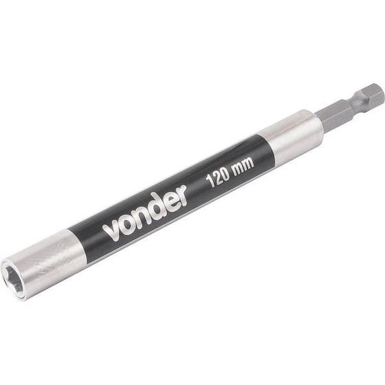 Imagem de Extensão Magnética Extensível 1/4" 120mm Alongador Ponta Bits Para Parafusadeira/Furadeira - Vonder