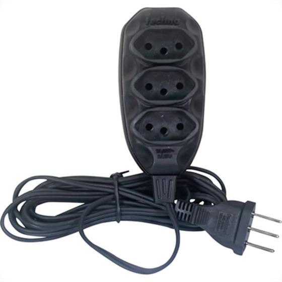 Imagem de Extensao Techna Pl 0,75 10Mt 2P+T10A Preto