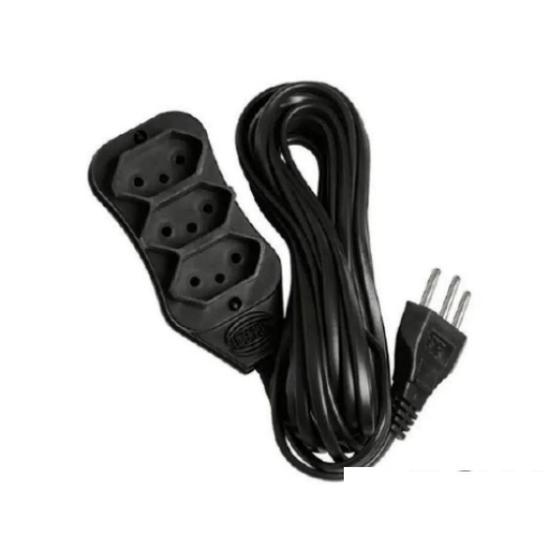 Imagem de Extensão Tripla C/ 03 Metros Bivolt