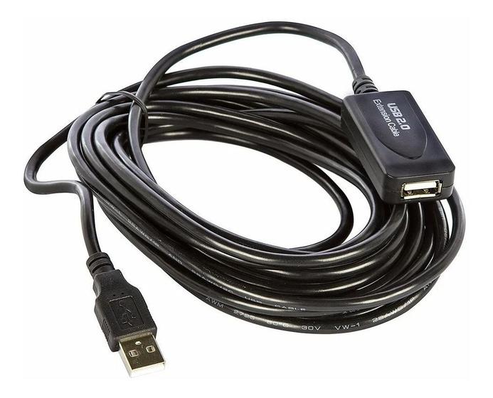 Imagem de Extensão Usb Ativa 2.0 Amplificado 5m Tblackrox