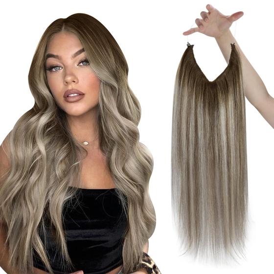 Imagem de Extensões de cabelo Sunny Wire Human Hair Balayage 40cm 80g