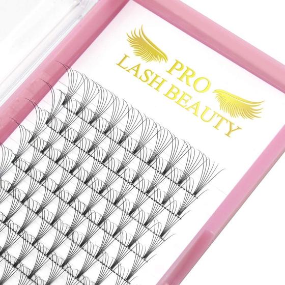 Imagem de Extensões de Cílios 6D Pré-Fabricadas PRO LASHBEAUTY - 0,07mm - 15mm