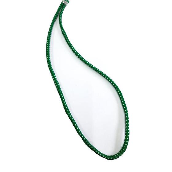 Imagem de Extensor Corda Elastica Sem Gancho 100cm Verde/Branco-40UN