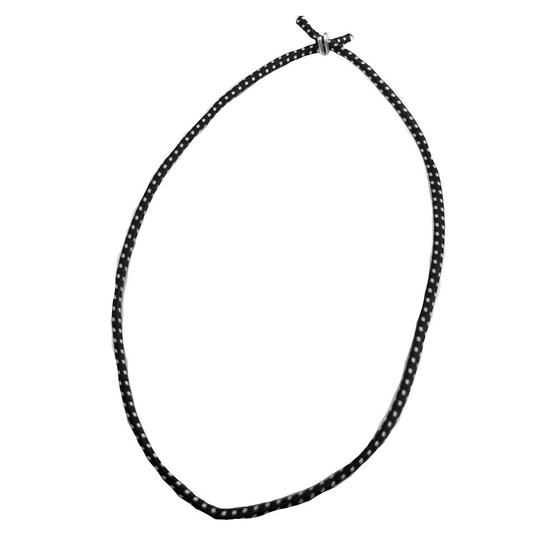 Imagem de Extensor Corda Elastica Sem Gancho 30cm Preto/Branco-50UN