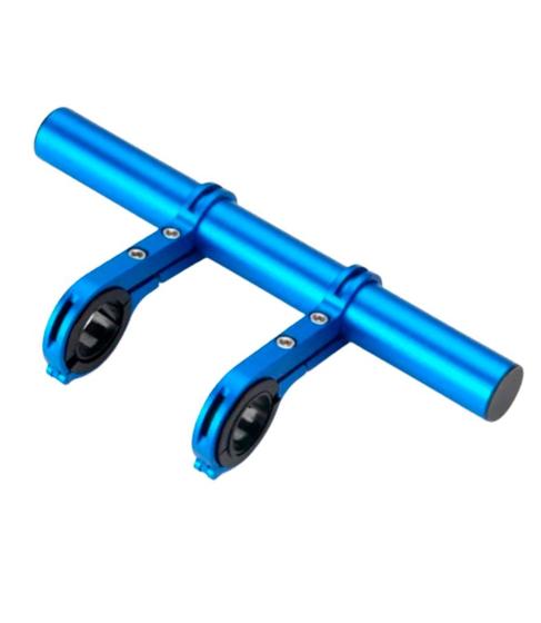 Imagem de Extensor de Guidão Azul de Bicicleta 30 cm Prolongador + Chave