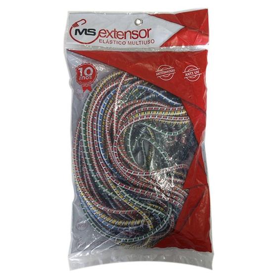 Imagem de Extensor elástico 2,00 mt c/ gancho metal (pct c/10) - MS