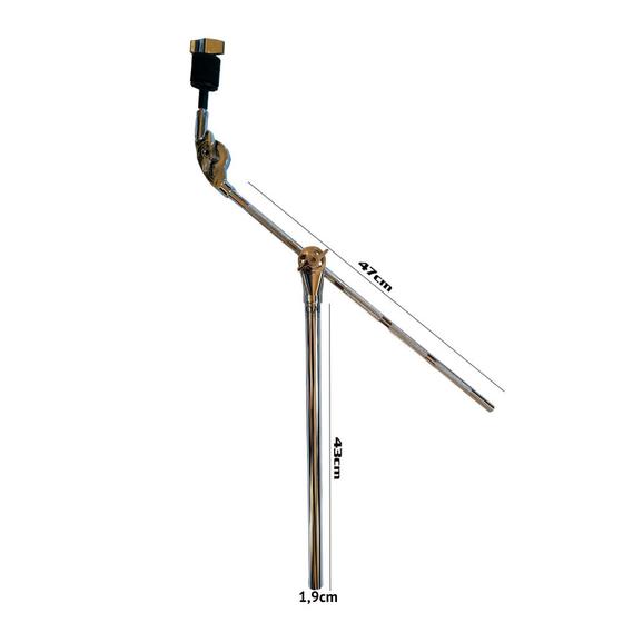 Imagem de Extensor Girafa Para Prato de bateria - Noah/Zowag CHA500 - Longo para usar em Estante ou Rack
