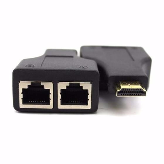 Imagem de Extensor hdmi 1080p via cabo de rede ate 30m f3 jc-ex-rj45