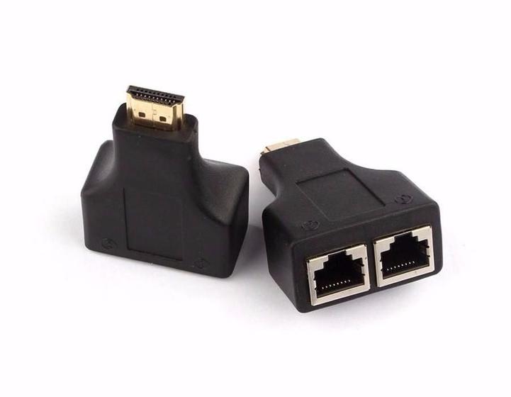 Imagem de Extensor Hdmi 3D 30M Via Cabo Rede Utp Rj45 Cat5E6 Jc-Exrj45