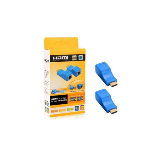 Imagem de Extensor HDMI Transmissão Longa Distância  30 Metros Usando Cabo CAT-5e  CAT-6