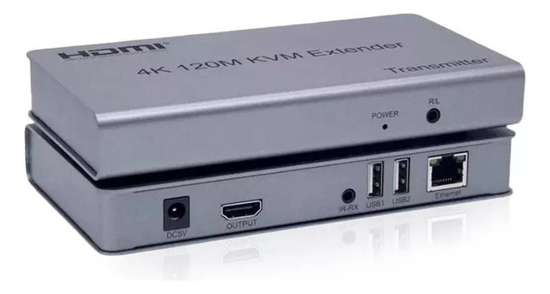 Imagem de Extensor Kvm Hdmi Full Hd Por Rede Ip 120 Metros 1080P 4K 2K