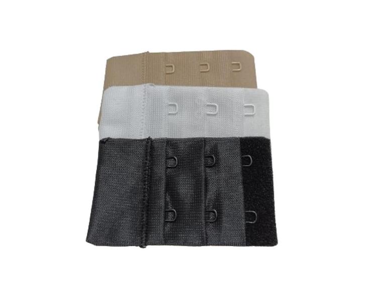 Imagem de Extensor para Soutien Alongar a Circunferencia 2 ganchos 3 Regulagens KIT com 3 peças 7 CM X 4 CM Médio