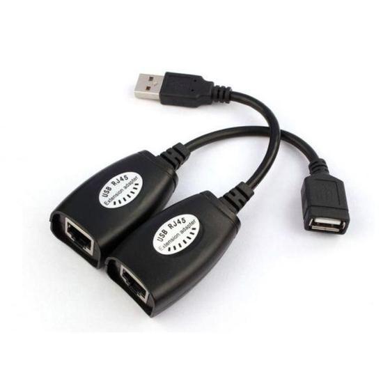 Imagem de Extensor USB Via Cabo de Rede Até 45mts